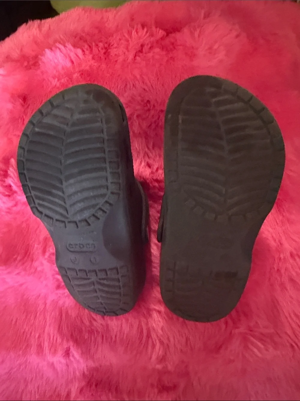 CROCS Kids Classic Black Clog Sandals